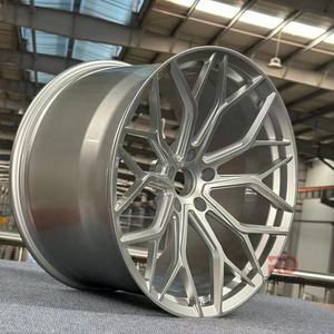 Rines Forjados Negros Brillantes de 1 Pieza para Autos, de 18, 19, 20, 21, 22 y 24 Pulgadas, 5x120, 5x112, 20", 21" para BMW, Chevrolet, <span class=keywords><strong>Corvette</strong></span> C8 - Product Image 6