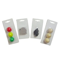 ZQURE Accessoires de pétanque : Cochonnet en bois / Ramasseur de boules de pétanque / Ruban à mesurer, avec emballage inclus