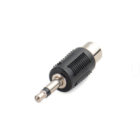 Neuer Bestseller: Schwarzer RCA-Lotus-Buchsenstecker auf 3,5-mm-Stereo-Klinkenadapter für den Innenbereich