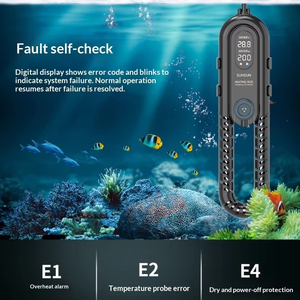 Riscaldatore Ecologico Serie AH SunSun con Termostato Intelligente a Inverter, Display a Doppia Alimentazione, in Acciaio Inox Antideflagrante per <span class=keywords><strong>Acquario</strong></span> - Product Image 3