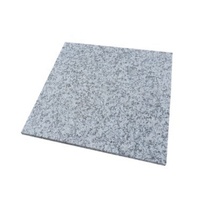 Pierre naturelle G602 Escalier de granit Surface flammée Tuile de granit gris sésame pour sol