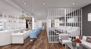 <span class=keywords><strong>M2</strong></span> Display White Style Beauty <span class=keywords><strong>Hair</strong></span> Salon <span class=keywords><strong>Design</strong></span> Soporte de exhibición Gabinete y estante Showcase para tienda de corte de pelo - Product Image 5