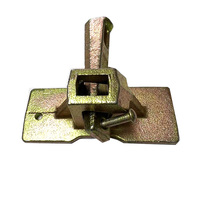 Accessoire de coffrage pour matériaux de construction : Serre-panneau rapide à cale pour barre de coffrage