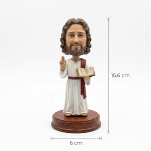 Statuette in Resina Personalizzate per Creare Artigianato in Resina e Ornamenti Cristiani Divini, Regalo Personalizzato Bobblehead in Resina - Product Image 5