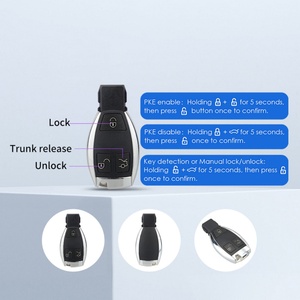 Kit de clé intelligente EASYGUARD PKE pour GLA W246 W156 GLB W246 GLC X253 C253 GLE W166 avec bouton de démarrage à pression OEM et accès confortable - Product Image 2