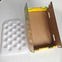 Emballages de luxe en carton ondulé EB-Flute rigide et robuste, personnalisés, recyclables, avec pelliculage mat, pour produits frais, qualité supérieure, prix usine