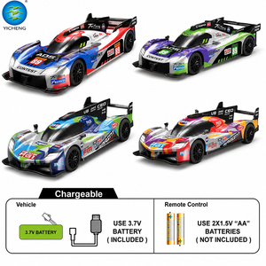 Auto <span class=keywords><strong>de</strong></span> <span class=keywords><strong>Carreras</strong></span> a Control Remoto 2.4G con Luces, Llantas <span class=keywords><strong>de</strong></span> Derrape Reemplazables, Recargable por USB, Vehículo <span class=keywords><strong>de</strong></span> <span class=keywords><strong>Carreras</strong></span> <span class=keywords><strong>de</strong></span> Juguete, Regalo <span class=keywords><strong>de</strong></span> Cumpleaños para Niños y Adolescentes - Product Image 5