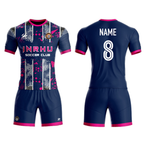 특별 제공 상쾌한 축구 저지 축구 유니폼 세트 축구 스포츠 운동복 팀 착용 - Product Image 3