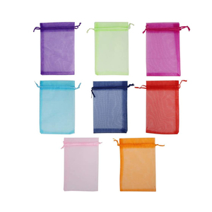 Biểu Tượng Tùy Chỉnh Thương Hiệu Nổi Tiếng Lưới Vải Rõ Ràng Dây Kéo Đồ Trang Sức Nhỏ Túi Vẽ Chuỗi Túi Cho Vòng Bông Tai Vòng Cổ Bao Bì - Product Image 2