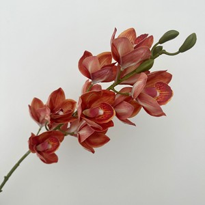 Orquídea Cymbidium Artificial DREA de 78 cm con Tacto Real, 13 Cabezas, Tallo de Seda Sintética, Decoración para Bodas y Hogar - Product Image 3