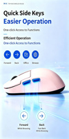 Souris sans fil rechargeable ergonomique + souris sans fil + souris de jeu sans fil avec station d'accueil pour les grandes mains