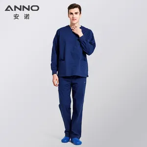 Weilano — vêtements de travail, LOGO personnalisé, tenue pour jogging, extensible, uniforme, col en v, haut pour hôpital, tissé, unisexe