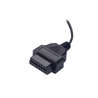 Cable USB OBD2 a DB9P de 1M, OBDII de 16 Pines Hembra a DB9P Hembra con USB J1962Test para Interfaz VGA, Diagnóstico, Programación DIY