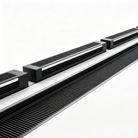 Convecteur de chauffage et de refroidissement à convection naturelle pour mur rideau, certifié CE, encastré au sol