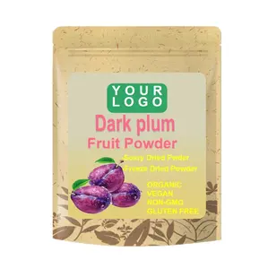 Water Soluble Instant Prunes Extract Dark Sour Plum Powder Wumei Plum Juice Powder