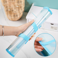 Carpeta Transparente de Gran Apertura con Clip de PP, Bolsa de Tutoría de Gran Capacidad, Organizador Definitivo para Archivos y Libros
