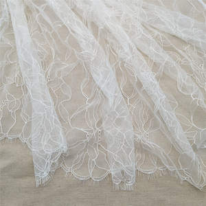 Tissu en dentelle à franges de style français en maille filet écologique de haute qualité pour la couture de vêtements, la décoration et les vêtements - Product Image 4