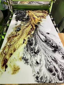 Настенные пластиковые панели из ПВХ с УФ-печатью 4x8 для украшения интерьера отеля, Мраморная Замена - Product Image 4