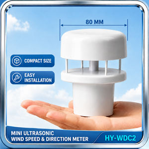 Anémomètre à ultrasons numérique HY-WDC2E pour grue à tour éolienne turbines générateur <span class=keywords><strong>BLE</strong></span> module - Product Image 1
