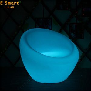 Tabouret incurvé portable, chaise de repos, <span class=keywords><strong>canapé</strong></span> sexuel, mobilier de bar en plastique PE brillant, led - Product Image 4