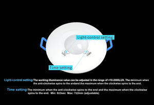 Sản Phẩm Mới Pdlux PD-PIR601 Mini Cảm Biến Trần Chuyển Động <span class=keywords><strong>Pir</strong></span> Cảm Biến Hiện Diện Có Thể Điều Chỉnh Cảm Biến Chuyển Động - Product Image 2