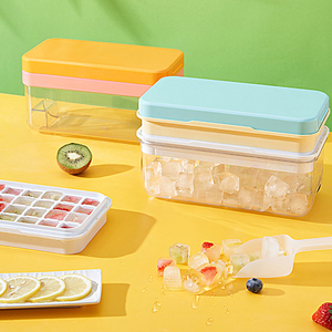 <span class=keywords><strong>Ice</strong></span> lưu trữ box với nắp và Scoop dễ dàng phát hành BPA free 32 girds sâu răng <span class=keywords><strong>Ice</strong></span> <span class=keywords><strong>Cube</strong></span> <span class=keywords><strong>Tray</strong></span> với hộp - Product Image 2