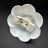 Douille de lampe VNX, blanc, sans clé, céramique, douilles de plafonnier, douilles de lampe, douille de lampe à culot moyen, blanc