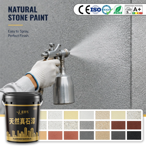 Peinture à finition pierre véritable OEM avec une longue durée de vie et une rétention de couleur garantie, directement de l'usine, pour les complexes d'appartements - Product Image 1