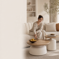Table basse en pierre avec structure en fer, design moderne et minimaliste pour petit appartement, salon