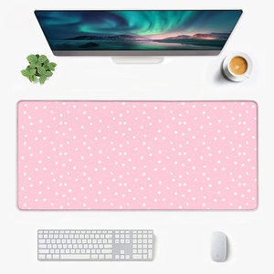 FX High Quality Kawaii Office Desk <b>Pad</b> 800x300MM Custom Extended <b>Game</b> <b>Pad</b> Mousepad Pink - Product Image 1