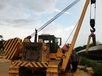 Grue de pose de tuyaux 45 tonnes à flèche latérale SP45Y pour la construction en stock à vendre