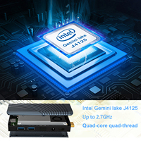 Mini PC T6 Pro avec processeur Intel Celeron J4125, idéal pour les entreprises, les jeux, Windows, Linux et Ubuntu – Vente directe usine