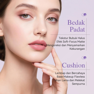 KORMESIC Bpom Certified 20g Moisturizing Double Effect Air Cushion <b>Foundation</b> Soft Matte Powder Compact Concealer Long Wear - Product Image 4