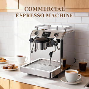 Professional-Grade <b>Espresso</b> Machine with PID Dual Temperature Control and Dual-Boiler Technology - Product Image 2