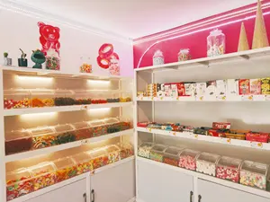 ECOBOX Contenedor de alimentos Caja de tuercas de caramelo Cubo de almacenamiento Contenedores de dulces Contenedores de alimentos a granel herméticos para tiendas
