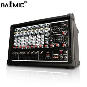 Mezclador de Audio Digital Profesional OEM de 6, 8, 10 y 12 Canales con Amplificador de Potencia para DJ, Hogar, KTV y Espectáculos - Product Image 4