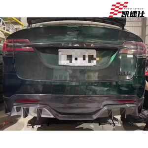 ชุดแต่งดิฟฟิวเซอร์หลังคาร์บอนไฟเบอร์ทรง Topcar สำหรับ <span class=keywords><strong>Tesla</strong></span> <span class=keywords><strong>Model</strong></span> <span class=keywords><strong>X</strong></span> รุ่นปรับ<span class=keywords><strong>แต่ง</strong></span> - Product Image 6