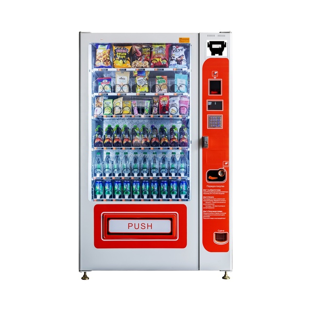 Best Seller Combination Vending Machine for Cold Drinks and Food and Snacks WD1-DL610A