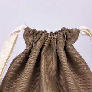 Sac en coton imprimé avec logo personnalisé, sac à main à double cordon avec cordon de serrage pour chaussures, poussière, cadeau, toile - Product Image 5