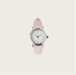 นาฬิกาข้อมือควอตซ์ GBHW รุ่นคลาสสิก สีเงินชมพู สำหรับผู้หญิง ตัวเรือนสแตนเลส สายหนัง ดีไซน์หรูหรา - Product Image 1