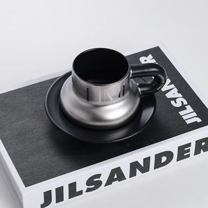 Tasses à café en céramique de luxe, mugs, tasses en céramique créatives, tasses et assiettes pour couple - Product Image 2