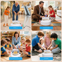 EXI 2026 Umweltfreundliche, stabile, kleine elektrische Tisch-Spin-Art-Maschine aus Stahl und PC für Kinder-Spiele