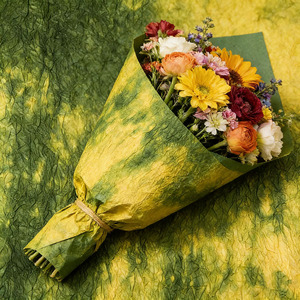 กระดาษห่อลาย<span class=keywords><strong>ดอกไม้</strong></span>ขนาดใหญ่ ลายภาพ<span class=keywords><strong>วาด</strong></span><span class=keywords><strong>ดอกไม้</strong></span>สไตล์สปริงซัมเมอร์การ์เด้น สำหรับงานแต่งงาน งานเลี้ยงวันเกิด หรืองานปาร์ตี้แบบส่วนตัว - Product Image 2