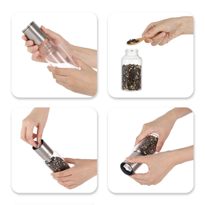 Moulin à café à meules céramiques réglables pour la cuisine domestique - Pot en verre de 165 ml, Lignes d'injection et d'assemblage B2B avancées - Product Image 4
