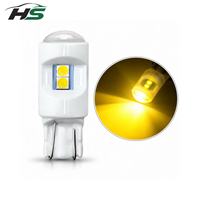 HSSH T10 W5W LED-Glühbirne 6 SMD 3030 Keramik 12V 0,5W Auto-Seitenmarkierungsleuchte Innenraumbeleuchtung Universelle Auto-Ersatzbirne