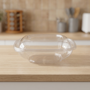 Bol carré jetable en PET de 32 oz pour salade, fabriqué à Taïwan, très vendu, idéal pour les plats à emporter - Product Image 2