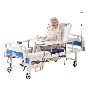 Hakuitsu Nursing Bed Four-Section Structure Hand Crank Adjustable For Hospital And Home Care - Product Image 5