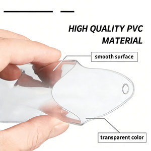 Protège-marque-page transparent en PVC 14,5x4,2 cm, personnalisable, pour étudiants, enseignants, marque-pages de lecture - Product Image 5