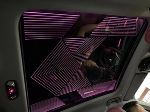 Toit ouvrant de voiture Starry Sky Film Décoration Fashion Pattern Automotive Star Light for One Sunroof Car Convient pour <span class=keywords><strong>BMW</strong></span> Series 3 - Product Image 3