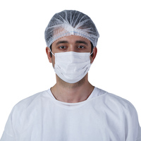 Filet à cheveux jetable pour l'industrie alimentaire Filet à cheveux Spunbond Bouffant PP Filet à cheveux non tissé Isolation Élastique Maille anti-poussière Mob Cap